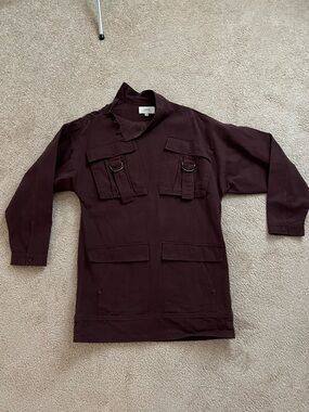 Tezza x Inspire NY collab Canvas chocolate dress